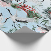 水彩サ日本のギ ラッピングペーパー (角)