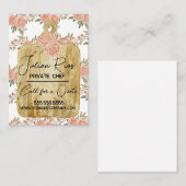 水彩シェフ調理師切断ボードフローラ 名刺 (正面/裏面)