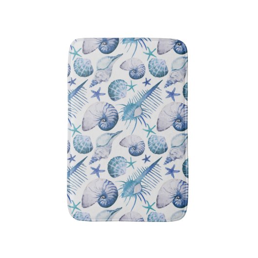 水彩シェル バスマット (正面縦)