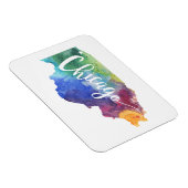 水彩シカゴ マグネット (右側)