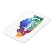 水彩シカゴ マグネット (左側)