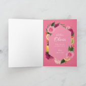 水彩シタスフローラ3層お誕生日ケーキ カード (内部)