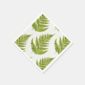 水彩シダ模様 スタンダードカクテルナプキン (角)