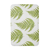 水彩シダ模様 バスマット (正面縦)