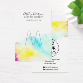 水彩シックなジュエリーリングのホルダーディスプレイ