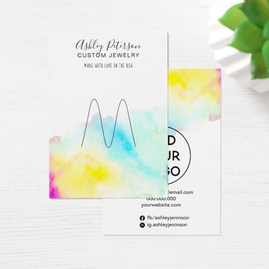 水彩シックなジュエリーリングのホルダーディスプレイ (デスク)