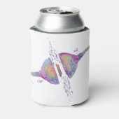 水彩シナプス…..医療芸術 缶クーラー (缶裏面)