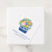 水彩シノワセリーマンダリンクリスマスプレゼント フェイバータグ (インサイチュ)