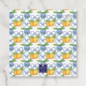 水彩シノワセリーマンダリンクリスマスプレゼント フェイバータグ (裏面)