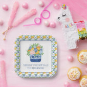 水彩シノワセリーマンダリンクリスマス ペーパープレート (パーティー)