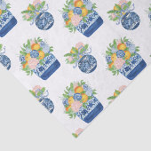 水彩シノワセリーマンダリン&アジサイ 薄葉紙 (詳細)