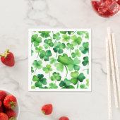 水彩シャムロック スタンダードカクテルナプキン (インサイチュ)