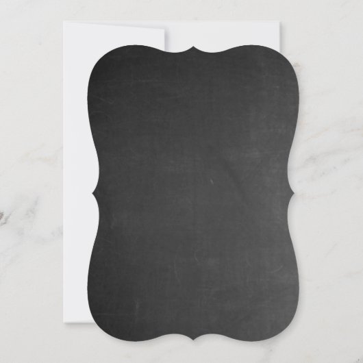 水彩シャルボードガールズ1st誕生日招待状 招待状 (裏面)