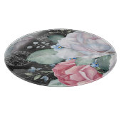 水彩シャルボードバラ カッティングボード (角)