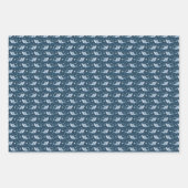 水彩シャークギフトラッピング紙品種パック ラッピングペーパーシート (正面2)