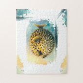 水彩シリーズ：ふぐ ジグソーパズル (縦)