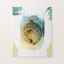 水彩シリーズ：ふぐ ジグソーパズル