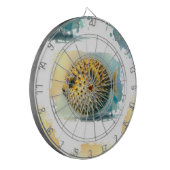 水彩シリーズ：ふぐ ダーツボード (正面左)