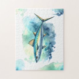 水彩シリーズ：サバ ジグソーパズル