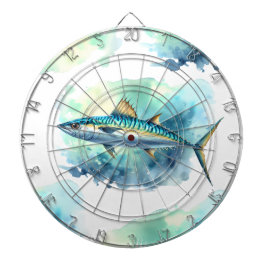 水彩シリーズ：サバ ダーツボード