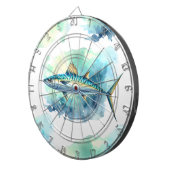 水彩シリーズ：サバ ダーツボード (正面右)