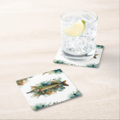 水彩シリーズ：パイク スクエアペーパーコースター (インサイチュ)