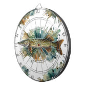 水彩シリーズ：パイク ダーツボード (正面右)