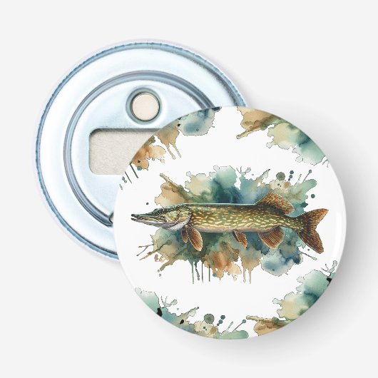 水彩シリーズ：パイク 栓抜き (正面)