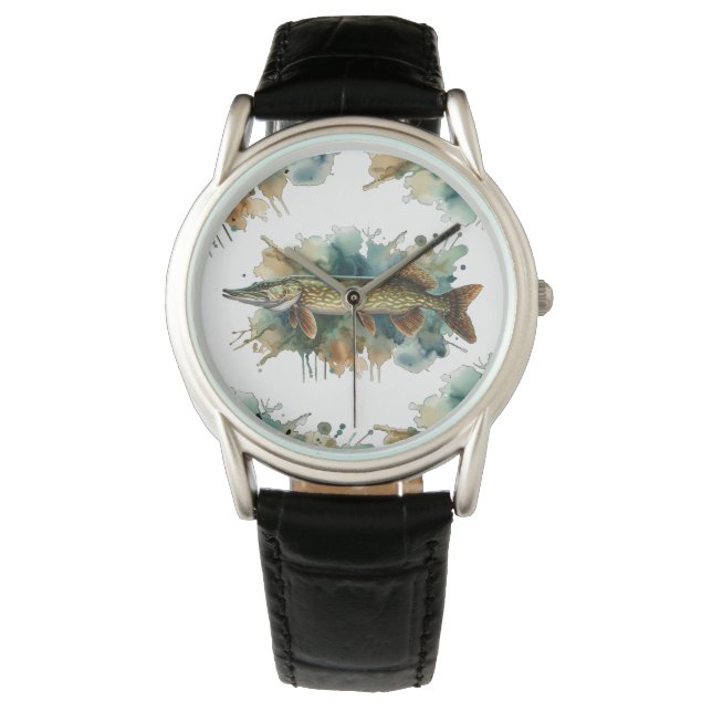 水彩シリーズ：パイク 腕時計 (正面)