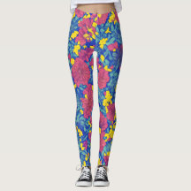 水彩シンプル模様フローラルラローピンクブルー