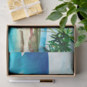 水彩シースケープシリーズデザイン2 薄葉紙 (ギフト)