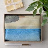 水彩シースケープシリーズデザイン5 薄葉紙 (ギフト)