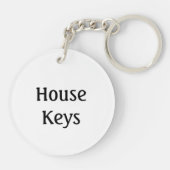 水彩シーズー（犬）Tzu キーホルダー (裏面)