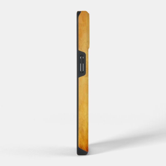 水彩シーダーワクウィングバードワイルドライフ自然アート iPhoneケース (右側面)