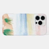 水彩シービューランドスケープ iPhoneケース (裏面横)