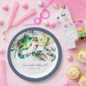 水彩シーフード沸騰 ペーパープレート (パーティー)