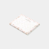 水彩シープペンギンお菓子ドリームピンク名 ポストイット (アングル)