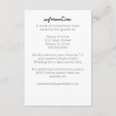 水彩シーホース結婚 エンクロージャーカード (正面)