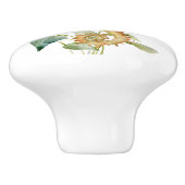 水彩シーホース芸術、ビーチ、沿岸海生活 セラミックノブ (側面)