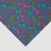 水彩シーホース藍パタ航海のーン 薄葉紙 (詳細)