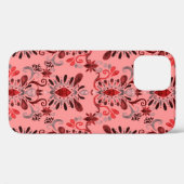 水彩シームレスな模様とイカット。絞り染めワット Case-Mate iPhoneケース (裏面 (横))