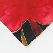 水彩シームレスパタシンプルーン（手描き） フリースブランケット (角)