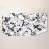 水彩シームレスパターンとヴィンテージパターン – バスタオル (バスタオル)