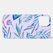 水彩シームレスパターン。植物オーナメント。L Case-Mate iPhoneケース (裏面 (横))