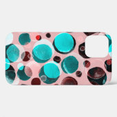 水彩シームレスパターン(水玉模様) Case-Mate iPhoneケース (裏面 (横))