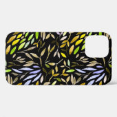 水彩シームレスパタ葉ーン。 Case-Mate iPhoneケース (裏面 (横))