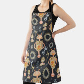 水彩シームレス模様ロボット エプロン (インサイチュ)