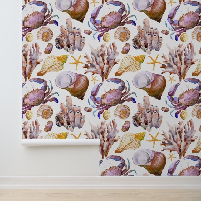 水彩シーライフパターン4 壁紙 (アプリケーション)