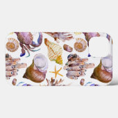 水彩シーライフパターン4 Case-Mate iPhoneケース (裏面 (横))