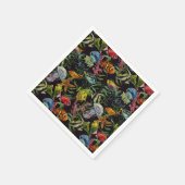 水彩シーライフパターン スタンダードカクテルナプキン (角)